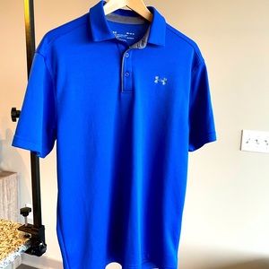 Blue under armor polo excellent condition